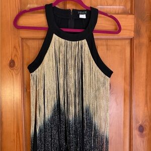 VENUS Black Zippered Garment